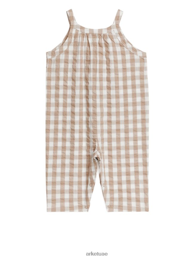 ملابس عبد اللطيف ARKET أطفال النسيج القطني عموما بيج/مربع BXB8481706