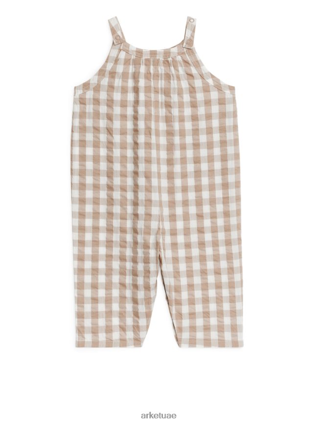 ملابس عبد اللطيف ARKET أطفال النسيج القطني عموما بيج/مربع BXB8481706