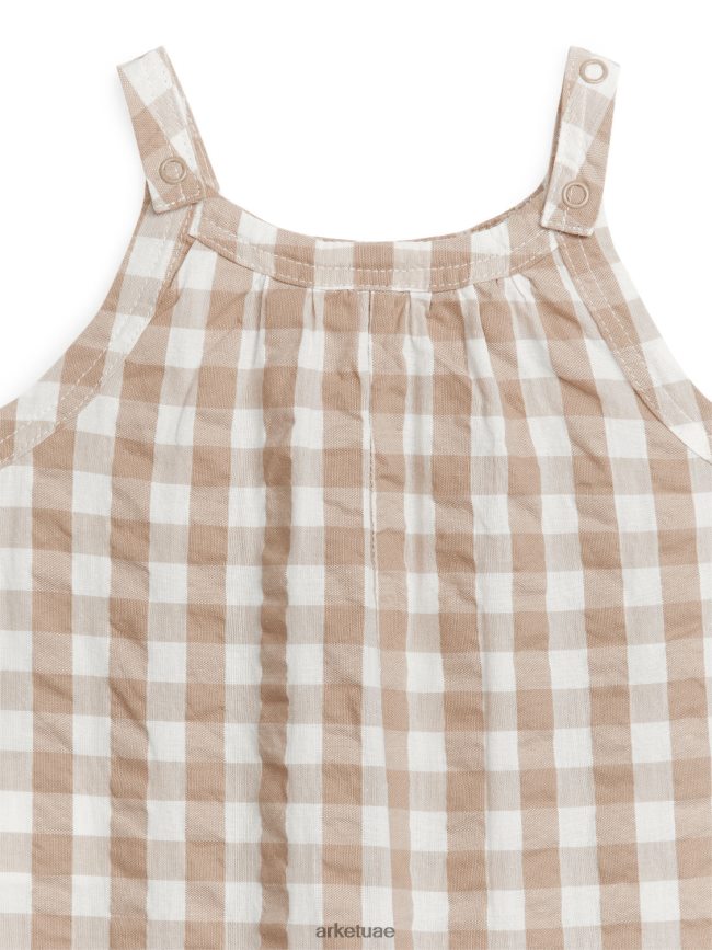 ملابس عبد اللطيف ARKET أطفال النسيج القطني عموما بيج/مربع BXB8481706