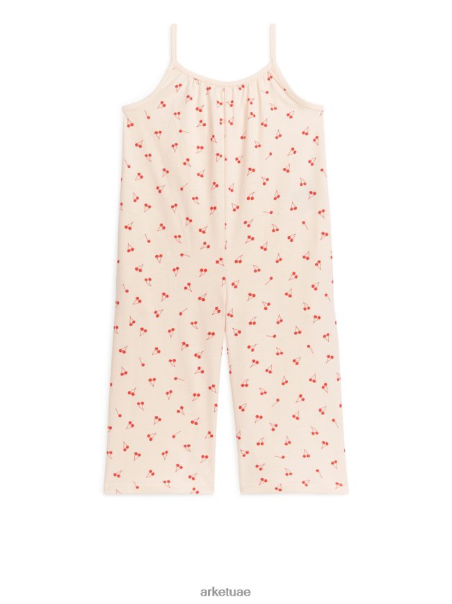 ملابس عبد اللطيف ARKET أطفال بذلة جيرسي بلا أكمام بيج/كرز BXB8481550