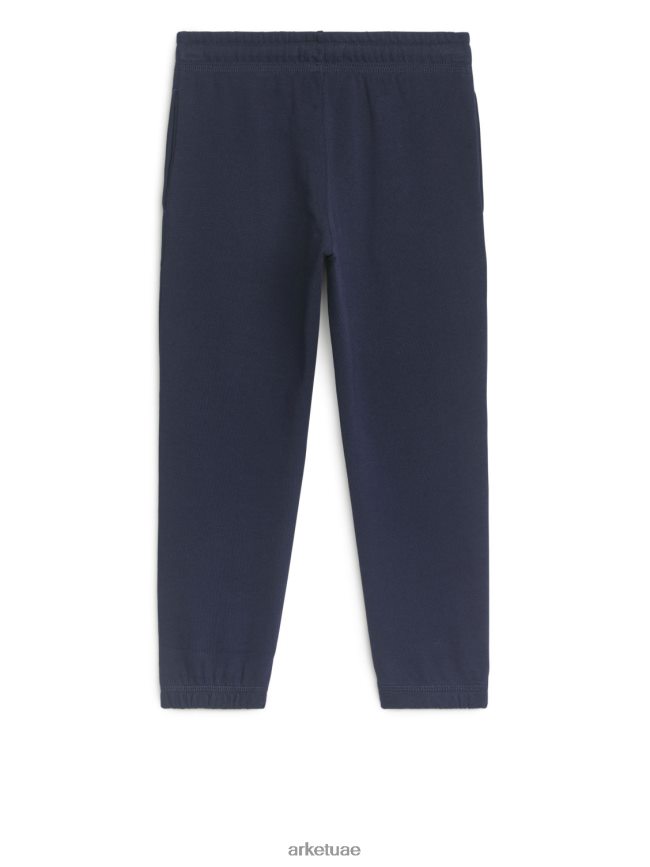 ملابس عبد اللطيف ARKET أطفال بنطال رياضي تيري فرنسي أزرق غامق BXB8481549