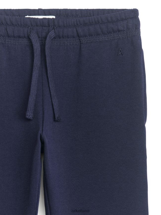 ملابس عبد اللطيف ARKET أطفال بنطال رياضي تيري فرنسي أزرق غامق BXB8481549