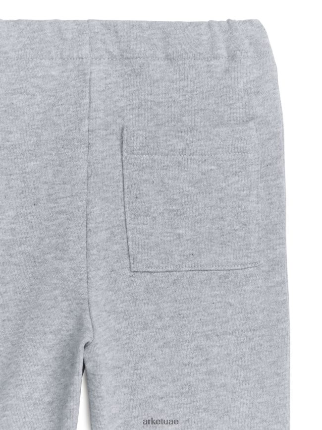 ملابس عبد اللطيف ARKET أطفال بنطال رياضي من قطن تيري رمادي BXB8481771