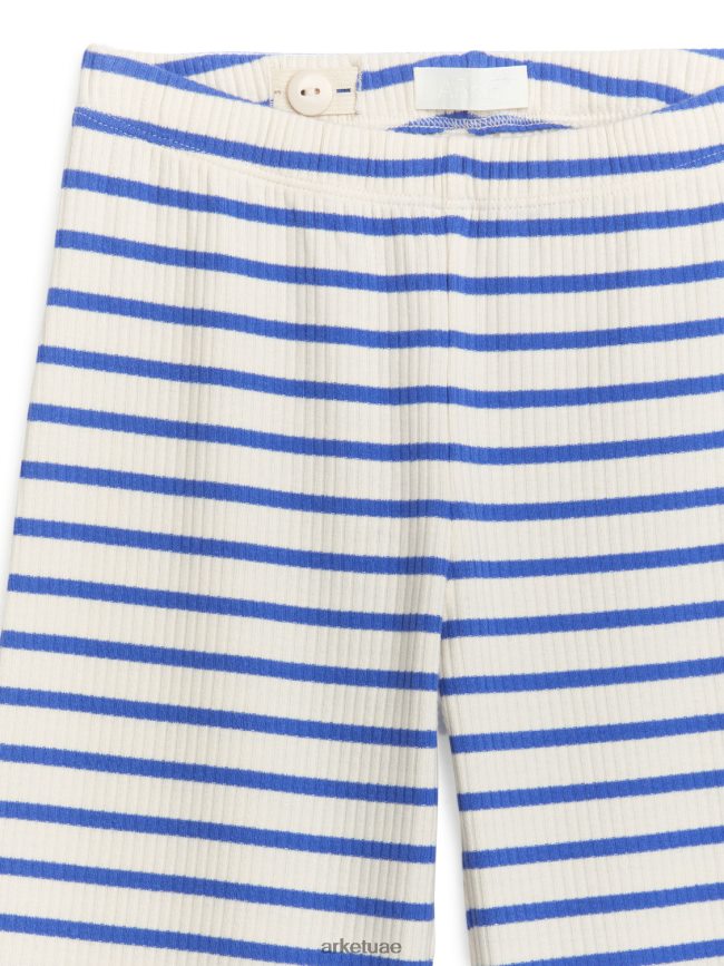 ملابس عبد اللطيف ARKET أطفال بنطلون جيرسي مكشكش أزرق/شريط BXB8481558