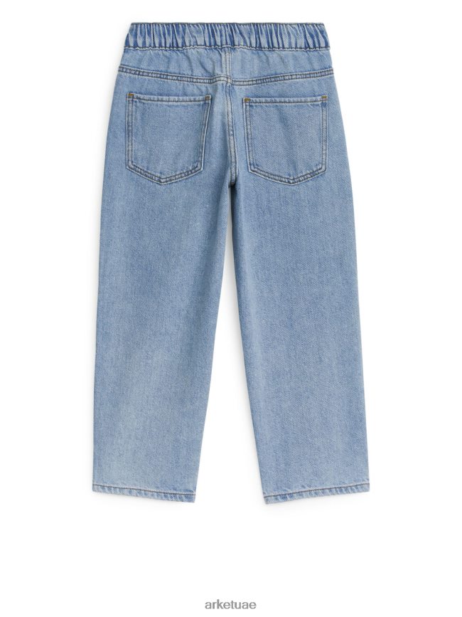 ملابس عبد اللطيف ARKET أطفال بنطلون جينز سهل الارتداء أزرق فاتح BXB8481588