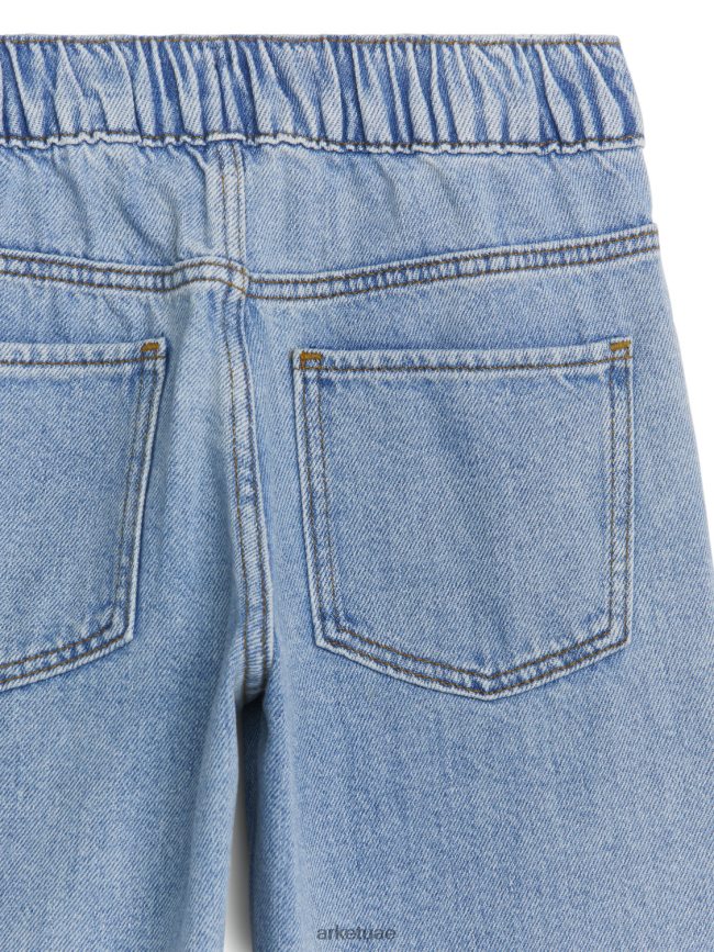 ملابس عبد اللطيف ARKET أطفال بنطلون جينز سهل الارتداء أزرق فاتح BXB8481588