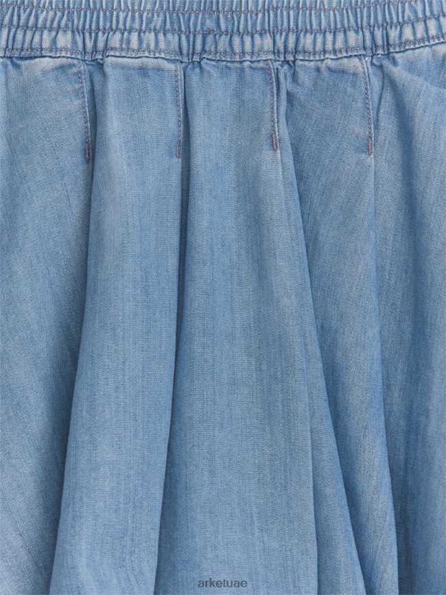 ملابس عبد اللطيف ARKET أطفال تنورة صغيرة من الدنيم أزرق BXB8481387