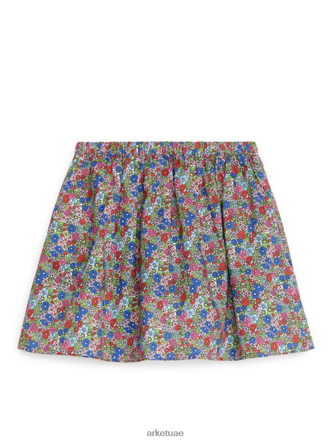 ملابس عبد اللطيف ARKET أطفال تنورة قصيرة واسعة متعدد/الأزهار BXB8481390