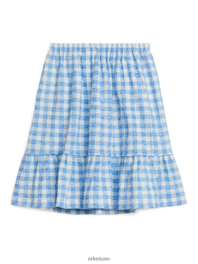 ملابس عبد اللطيف ARKET أطفال تنورة متدرجة ابيض ازرق BXB8481384