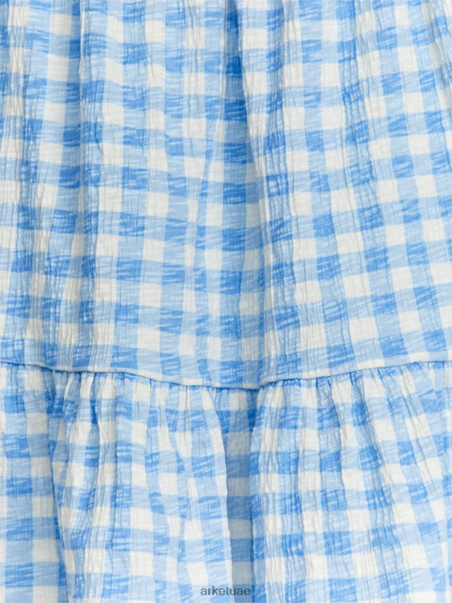 ملابس عبد اللطيف ARKET أطفال تنورة متدرجة ابيض ازرق BXB8481384