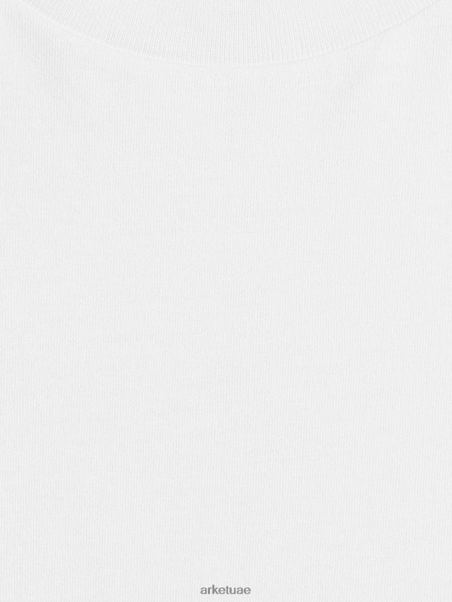 ملابس عبد اللطيف ARKET أطفال تي شيرت برقبة دائرية أبيض BXB8481532