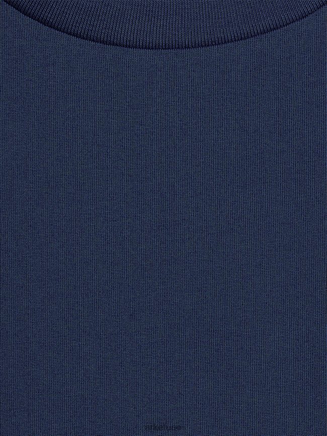 ملابس عبد اللطيف ARKET أطفال تي شيرت برقبة دائرية أزرق BXB8481534