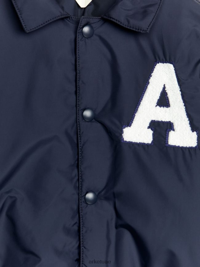ملابس عبد اللطيف ARKET أطفال جاكت الجامعة أزرق غامق BXB8481673
