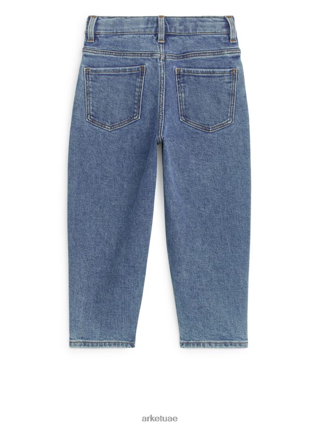 ملابس عبد اللطيف ARKET أطفال جينز مدبب غسلها باللون الأزرق BXB8481583