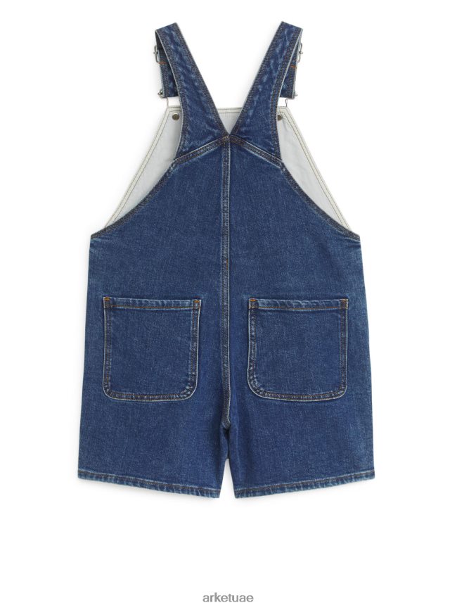 ملابس عبد اللطيف ARKET أطفال دنغري قصيرة من الدنيم أزرق غامق BXB8481551