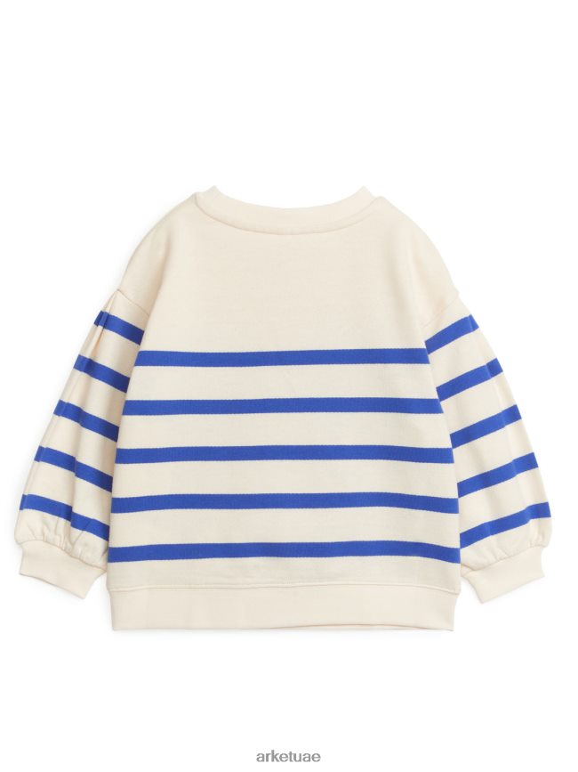 ملابس عبد اللطيف ARKET أطفال سترة بأكمام نفخة كريم / أزرق BXB8481476