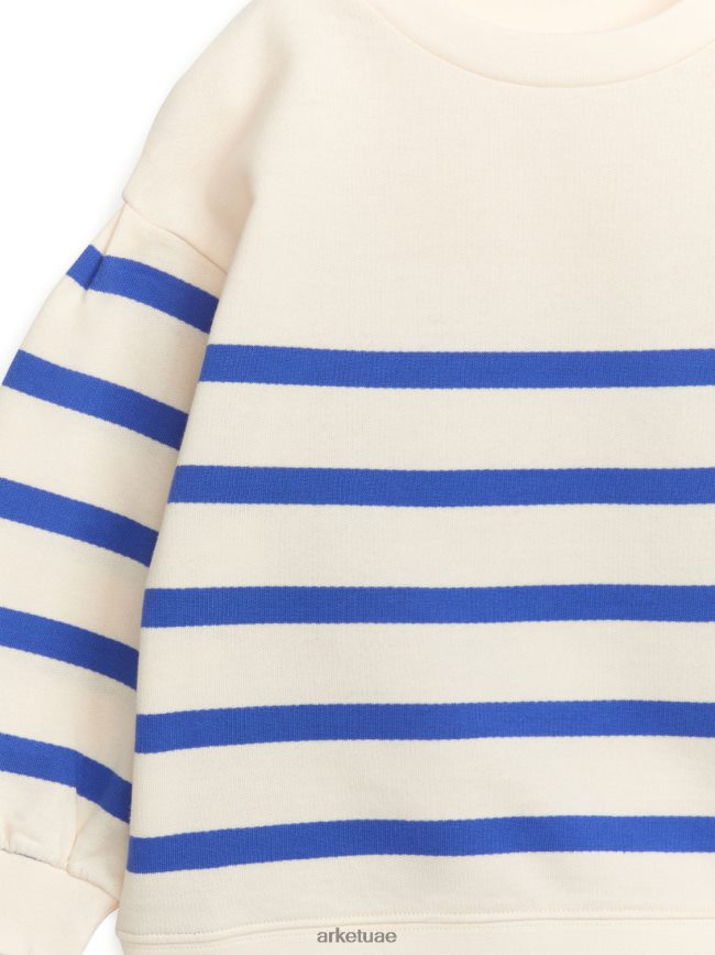 ملابس عبد اللطيف ARKET أطفال سترة بأكمام نفخة كريم / أزرق BXB8481476