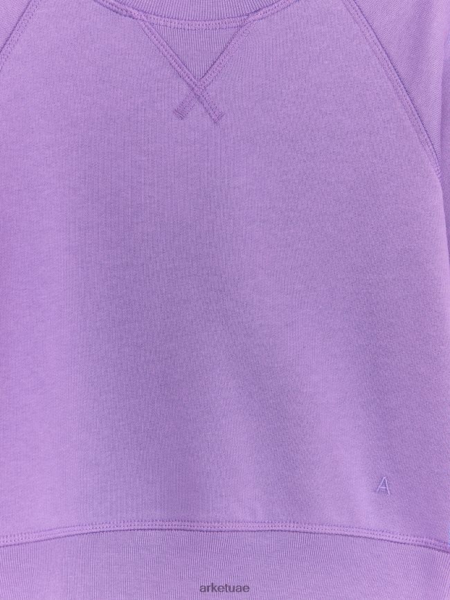 ملابس عبد اللطيف ARKET أطفال سترة قطن أرجواني BXB8481445