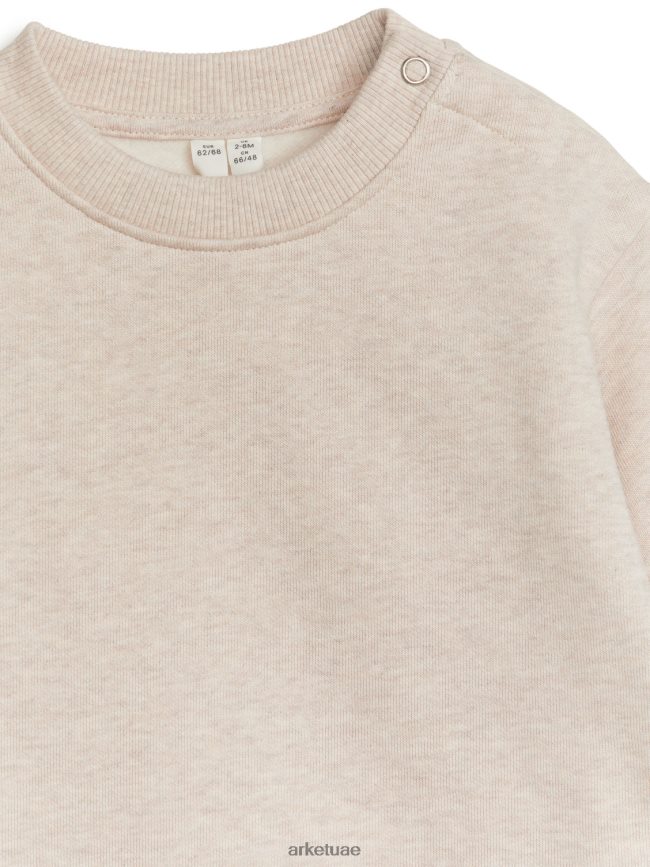 ملابس عبد اللطيف ARKET أطفال سترة قطن فضفاضة مزيج الشوفان BXB8481737