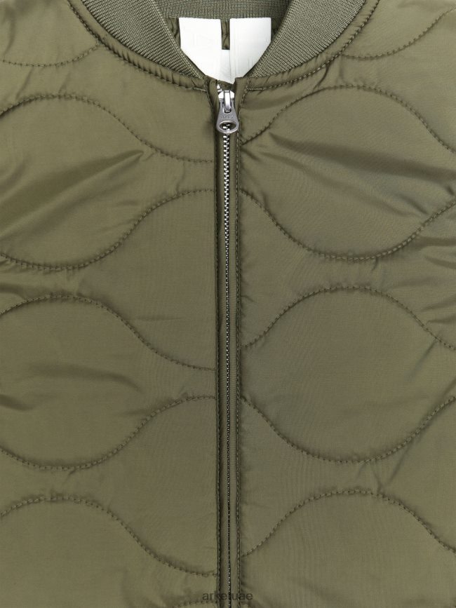 ملابس عبد اللطيف ARKET أطفال سترة مبطن الكاكي الأخضر BXB8481674