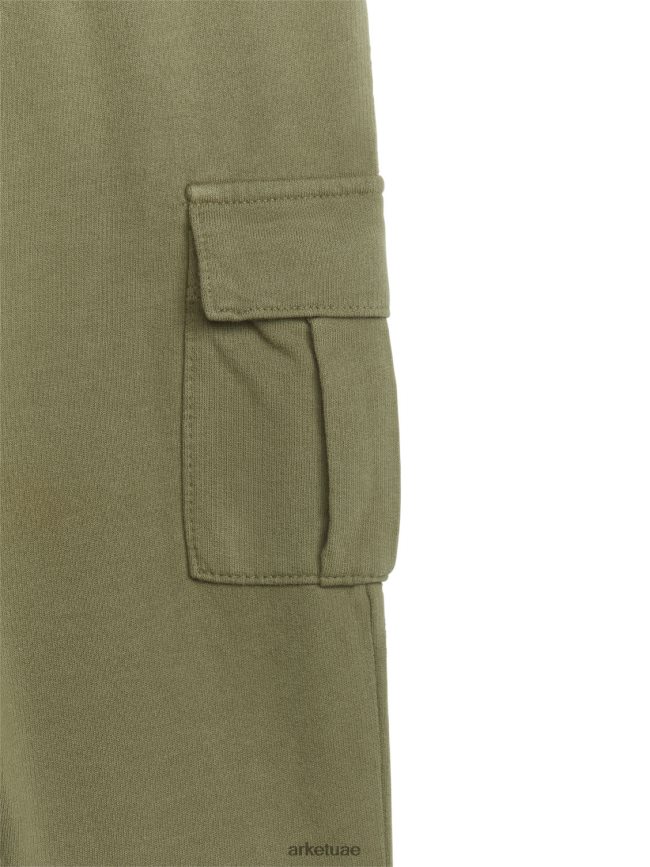 ملابس عبد اللطيف ARKET أطفال سراويل جيرسي مفيدة الكاكي الأخضر BXB8481689