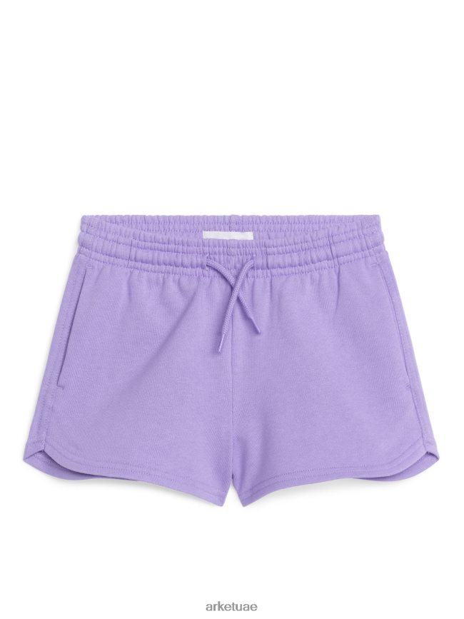 ملابس عبد اللطيف ARKET أطفال شورت تيري أرجواني BXB8481585