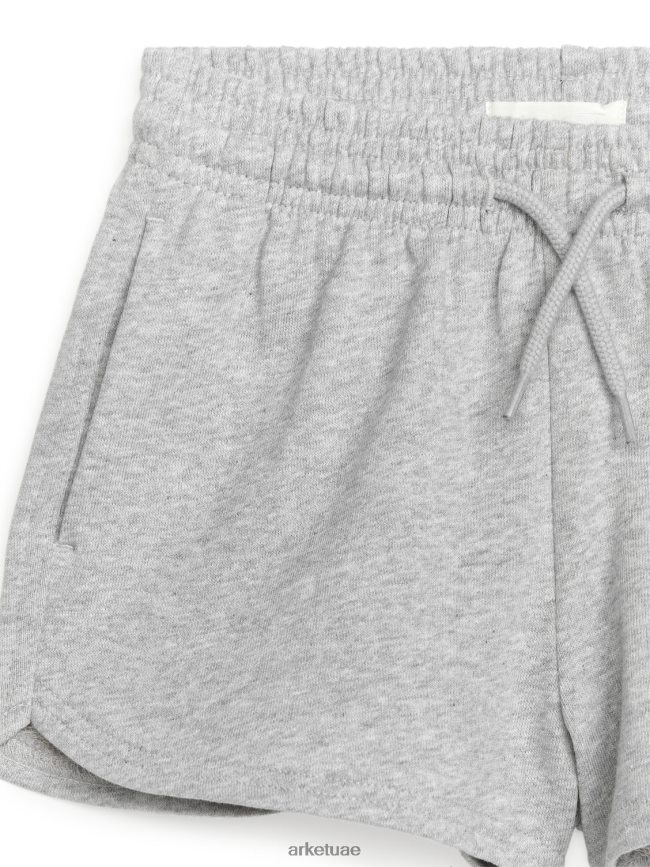 ملابس عبد اللطيف ARKET أطفال شورت تيري مزيج الرمادي BXB8481586