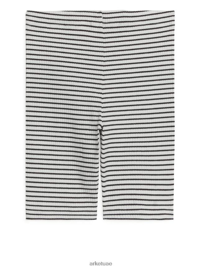 ملابس عبد اللطيف ARKET أطفال شورت دراجة مضلع أوف وايت/أسود BXB8481552