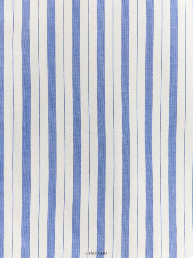 ملابس عبد اللطيف ARKET أطفال طقم بيجامة قطن أزرق أبيض BXB8481666