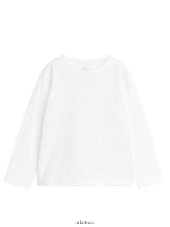 ملابس عبد اللطيف ARKET أطفال طقم تي شيرت بأكمام طويلة مكون من 2 ابيض ازرق BXB8481504