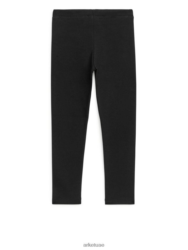 ملابس عبد اللطيف ARKET أطفال طماق جيرسي أسود BXB8481590