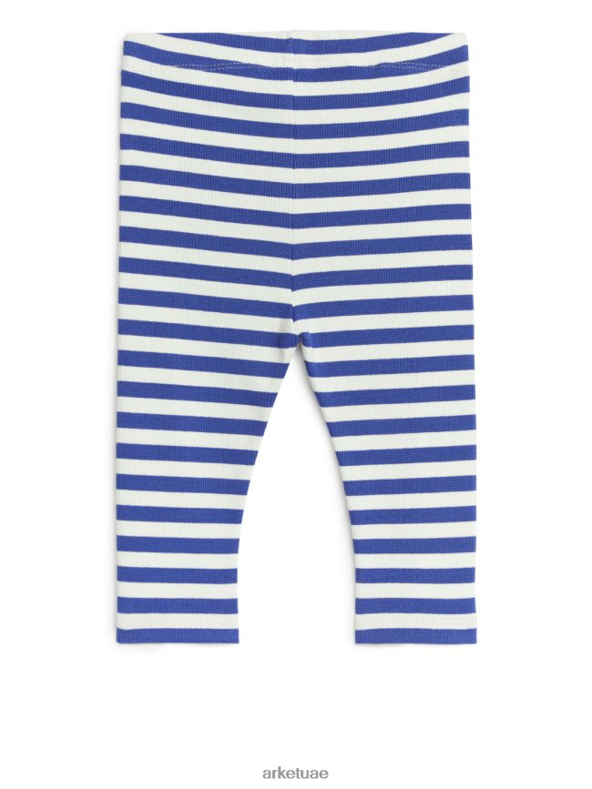 ملابس عبد اللطيف ARKET أطفال طماق مضلع أبيض/أزرق ساطع BXB8481747