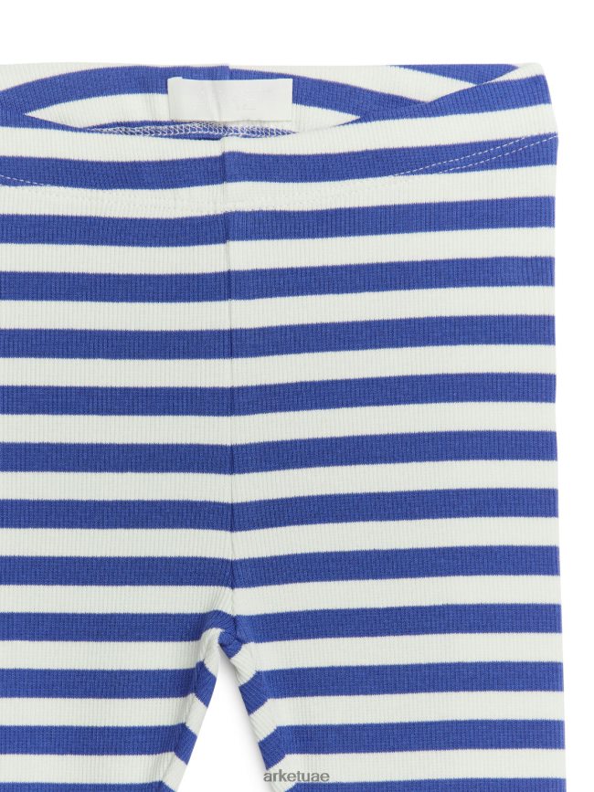 ملابس عبد اللطيف ARKET أطفال طماق مضلع أبيض/أزرق ساطع BXB8481747