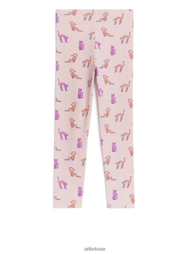 ملابس عبد اللطيف ARKET أطفال طماق مضلع المتربة الوردي BXB8481545