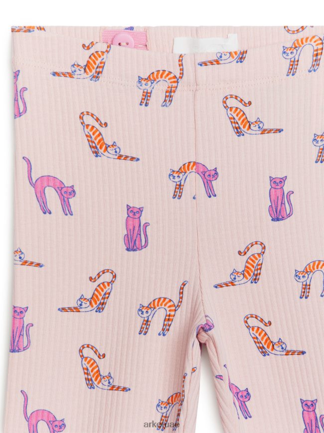 ملابس عبد اللطيف ARKET أطفال طماق مضلع المتربة الوردي BXB8481545