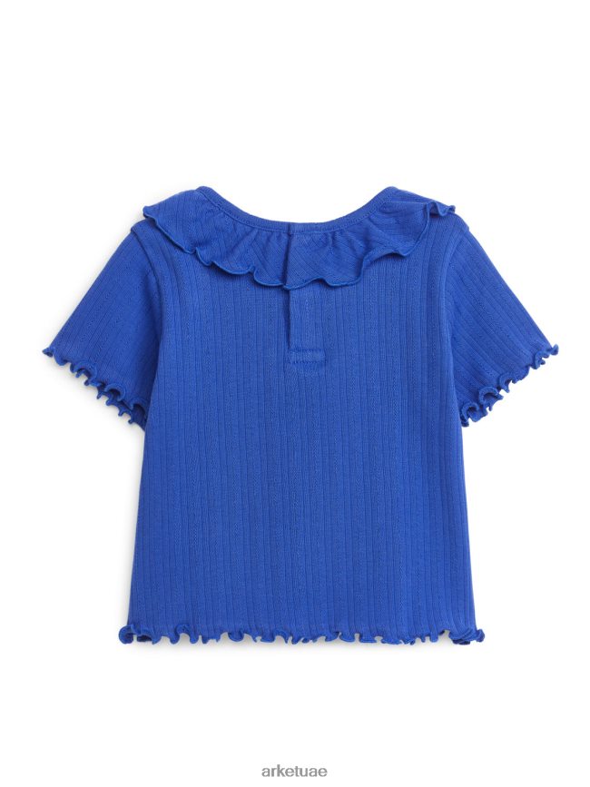 ملابس عبد اللطيف ARKET أطفال قمة بوانتيلي أزرق BXB8481722