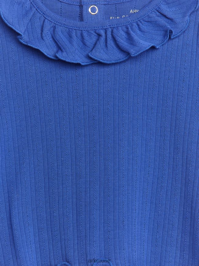 ملابس عبد اللطيف ARKET أطفال قمة بوانتيلي أزرق BXB8481722