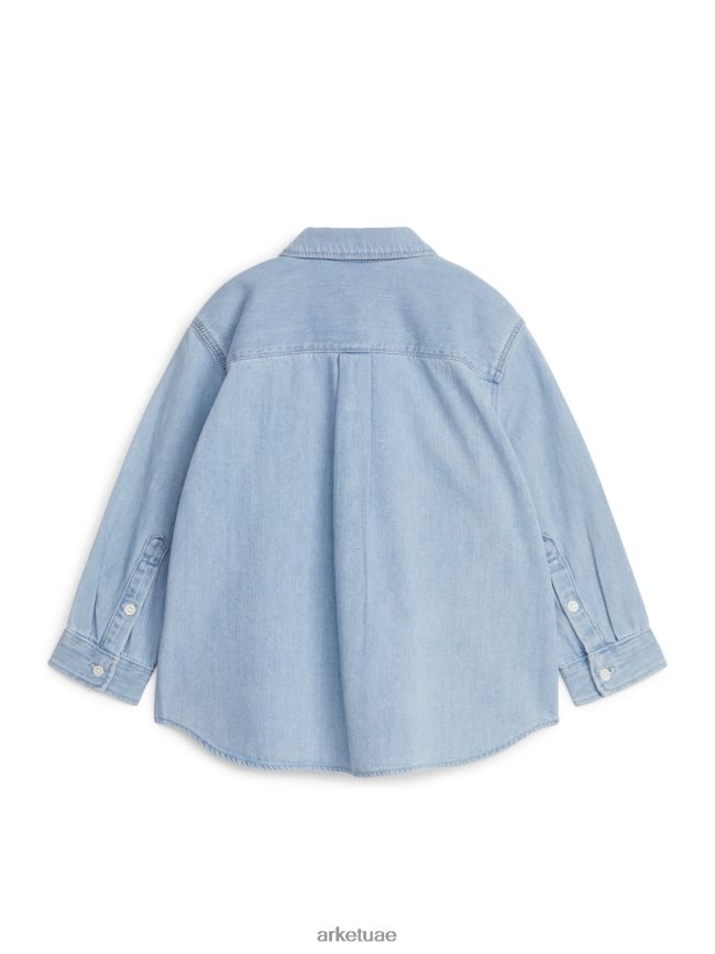 ملابس عبد اللطيف ARKET أطفال قميص الدنيم أزرق فاتح BXB8481497