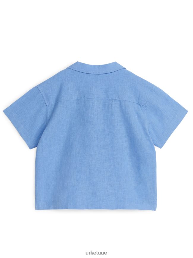 ملابس عبد اللطيف ARKET أطفال قميص بأكمام قصيرة أزرق BXB8481469