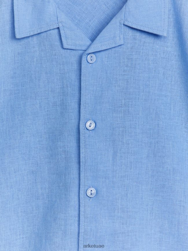 ملابس عبد اللطيف ARKET أطفال قميص بأكمام قصيرة أزرق BXB8481469