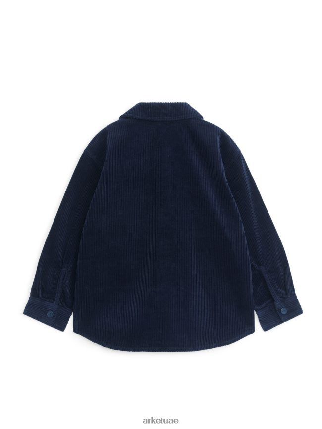 ملابس عبد اللطيف ARKET أطفال قميص قصير أزرق غامق BXB8481437