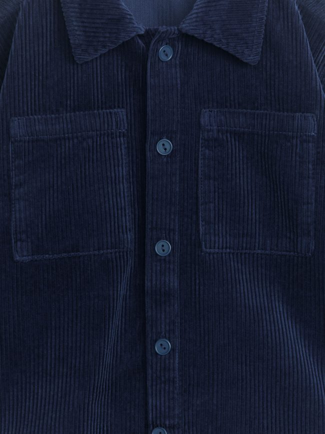 ملابس عبد اللطيف ARKET أطفال قميص قصير أزرق غامق BXB8481437