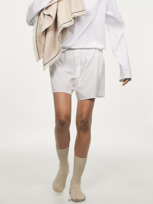 ملابس عبد اللطيف ARKET رجال الجوارب متماسكة مكتنزة أبيض مصفر BXB848579