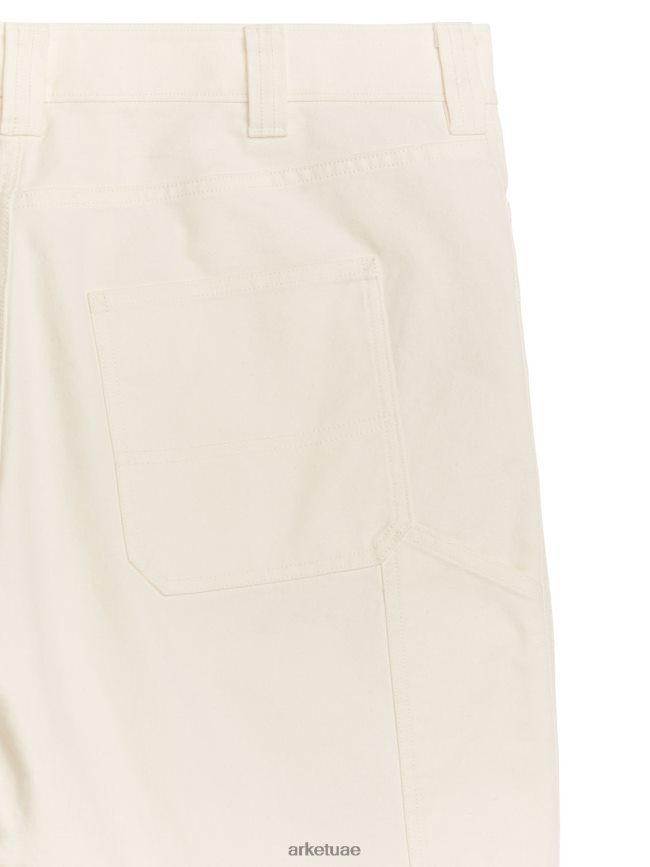 ملابس عبد اللطيف ARKET رجال السراويل القطنية أبيض BXB8481130