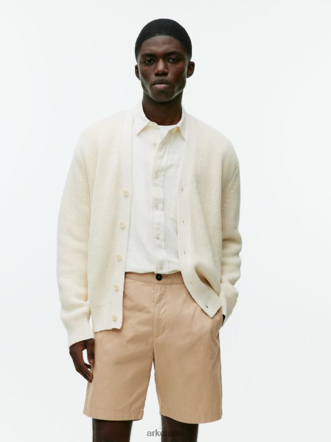 ملابس عبد اللطيف ARKET رجال السراويل القطنية اللون البيج BXB8481115