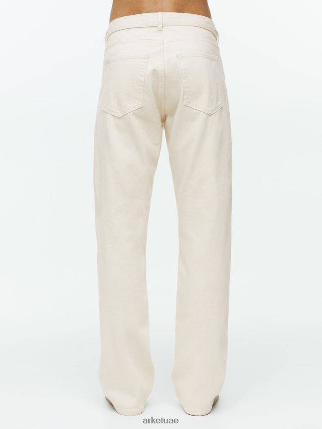 ملابس عبد اللطيف ARKET رجال المحيط جينز مستقيم فضفاض بيج فاتح BXB8481095