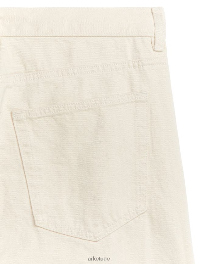 ملابس عبد اللطيف ARKET رجال المحيط جينز مستقيم فضفاض بيج فاتح BXB8481095