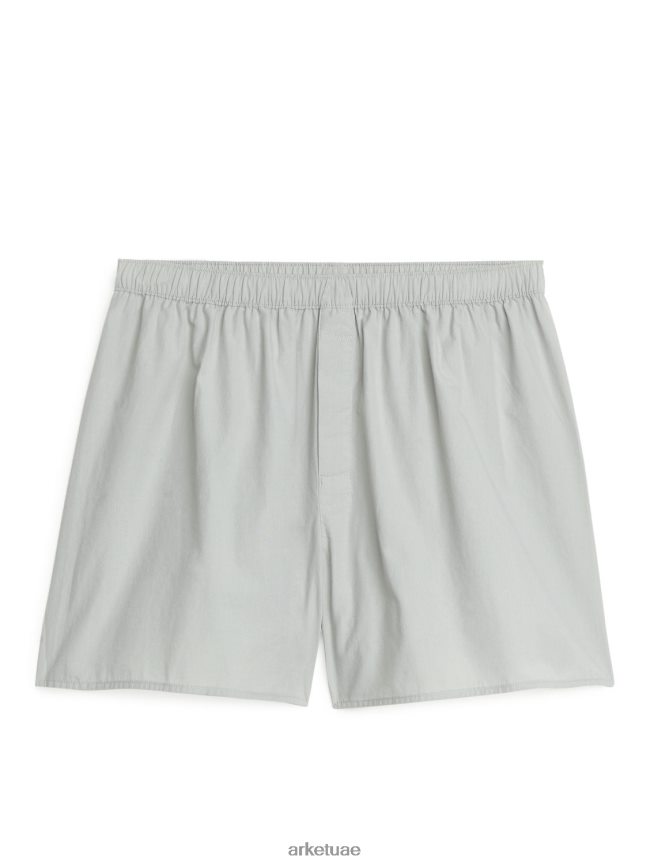 ملابس عبد اللطيف ARKET رجال بوكسر من القطن المنسوج، طقم من 2 المواد الصلبة / ترابي BXB8481235