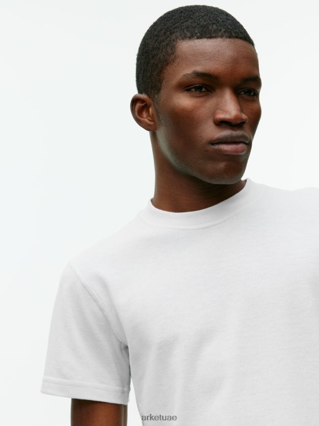 ملابس عبد اللطيف ARKET رجال تي شيرت نشط خفيف الوزن رمادي فاتح BXB8481198