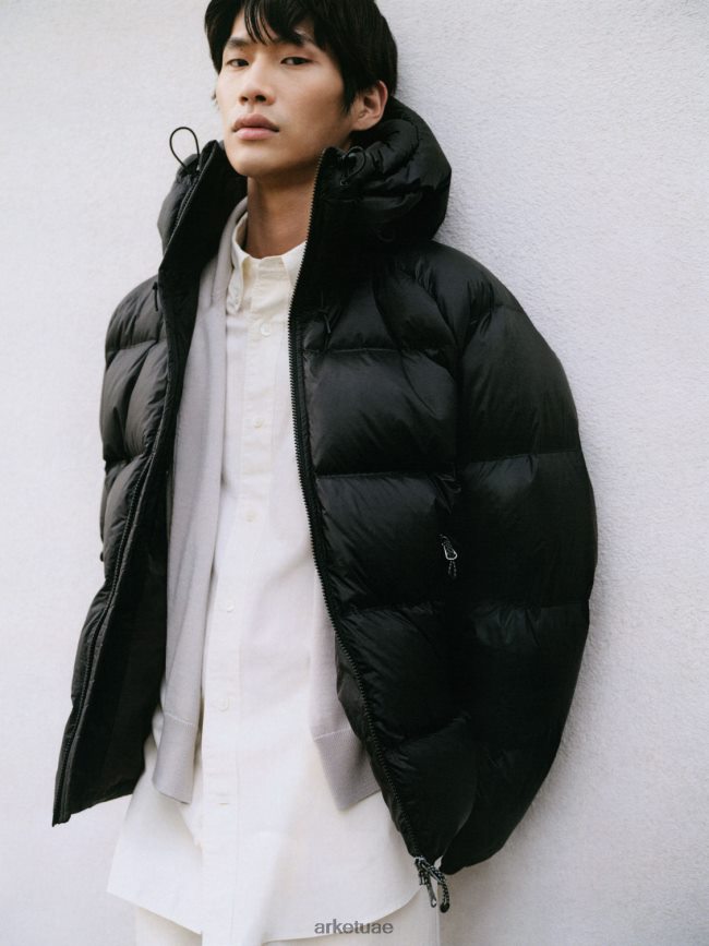 ملابس عبد اللطيف ARKET رجال سترة رياضية أسفل أسود BXB8481170